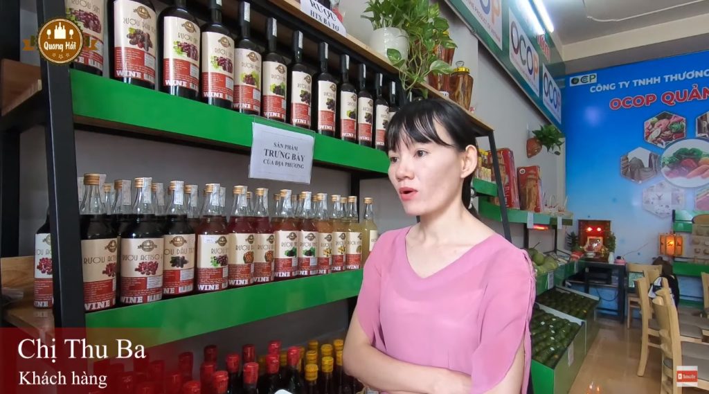 Cảm nhận của chị Thu Ba về rượu Quang Hải Quảng Ngãi